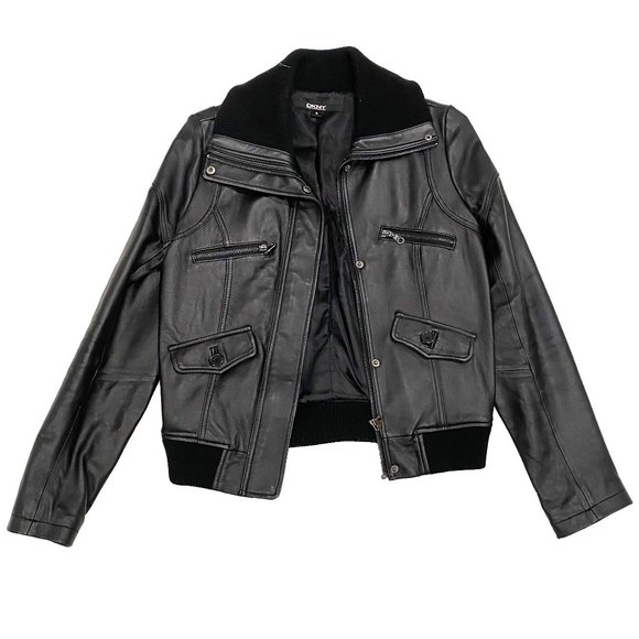 Dkny Jackets & Blazers - DKNY Lambskin Leather Jacket Sz S